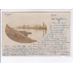 POISSY: 2CPA, scène en bord du fleuve - très bon état