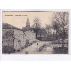 MELLERAN: l'église et la poste - très bon état