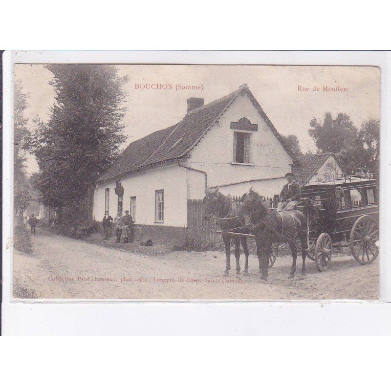 BOUCHON: rue de mouflers, attelage - très bon état