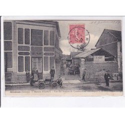 AIRAINES: maison polrot, vue des ateliers de constructions mécaniques et de réparations, garage - très bon état
