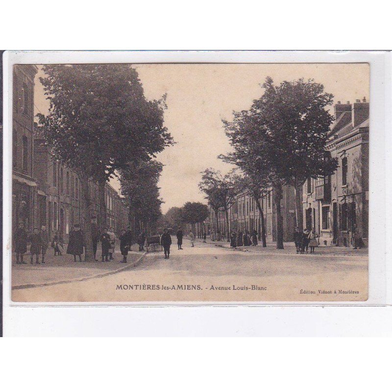 MONTIERES-les-AMIENS: avenue louis-blanc - très bon état