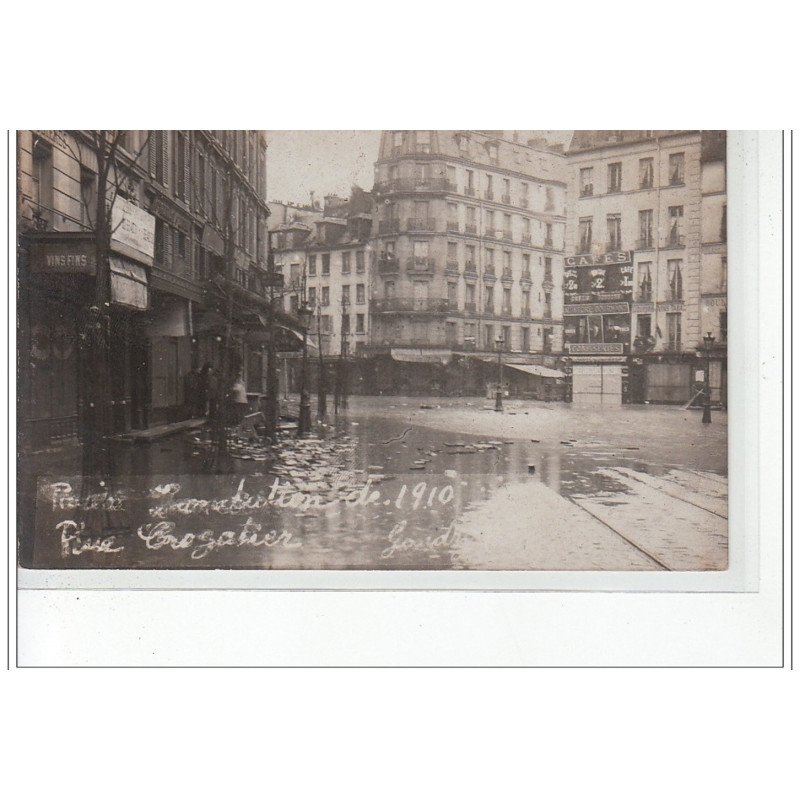 PARIS - inondations 1910 - carte photo - très bon état