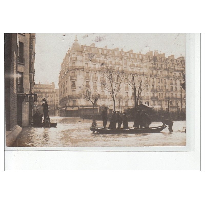 PARIS - inondations 1910 - carte photo - très bon état
