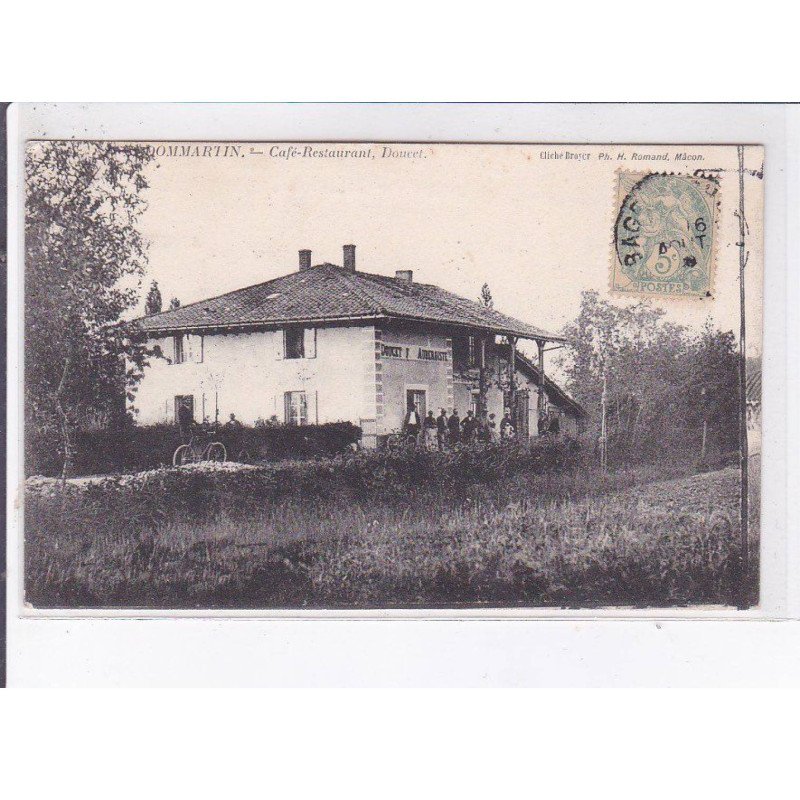 DOMMARTIN: café-restaurant, doucet - très bon état