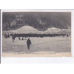 NANTUA: concours de patinage sur le lac, le 10 février 1907 - très bon état