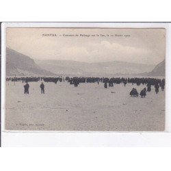 NANTUA: concours de patinage sur le lac, le 10 février 1907 - très bon état