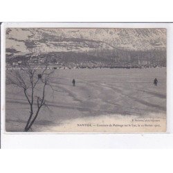 NANTUA: concours de patinage sur le lac, le 10 février 1907 - très bon état