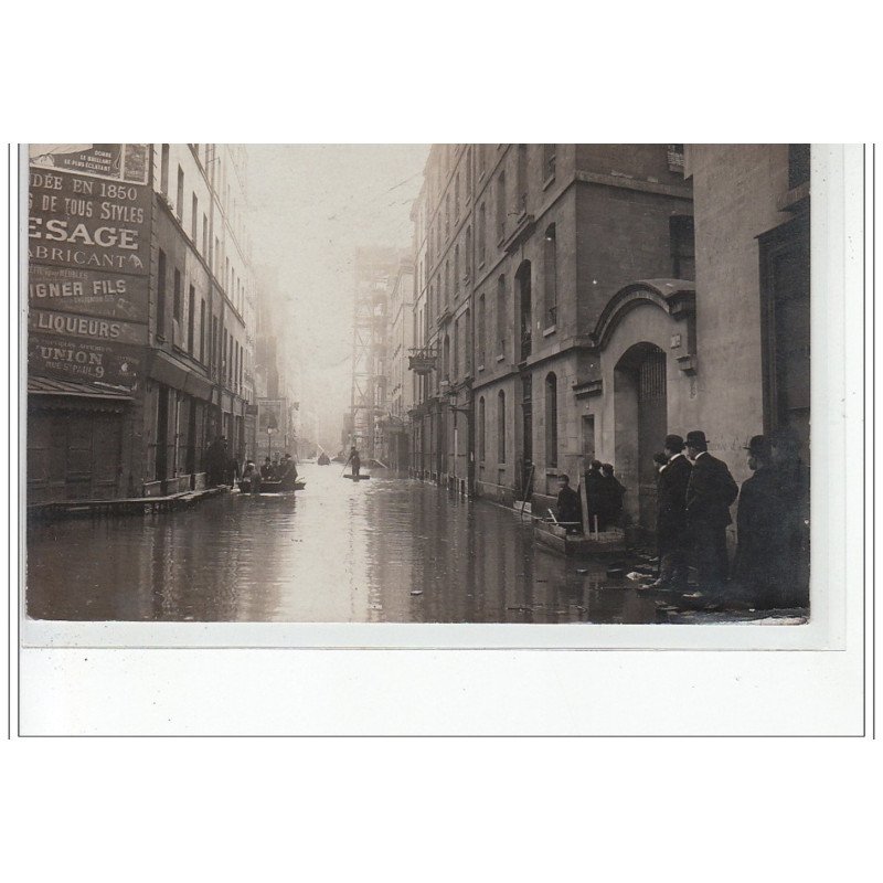 PARIS - inondations 1910 - carte photo - très bon état