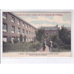 BOHAIN: fabrique de tissus pour meubles brunschwig et Weill, vue d'un côté de la fabrique - très bon état