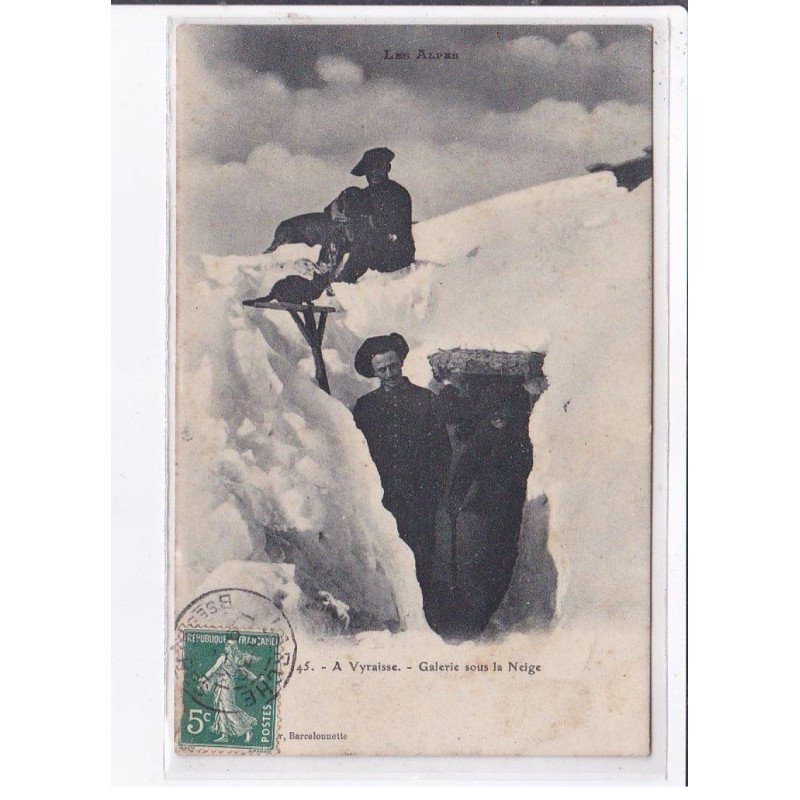 VYRAISSE: galerie sous la neige - état