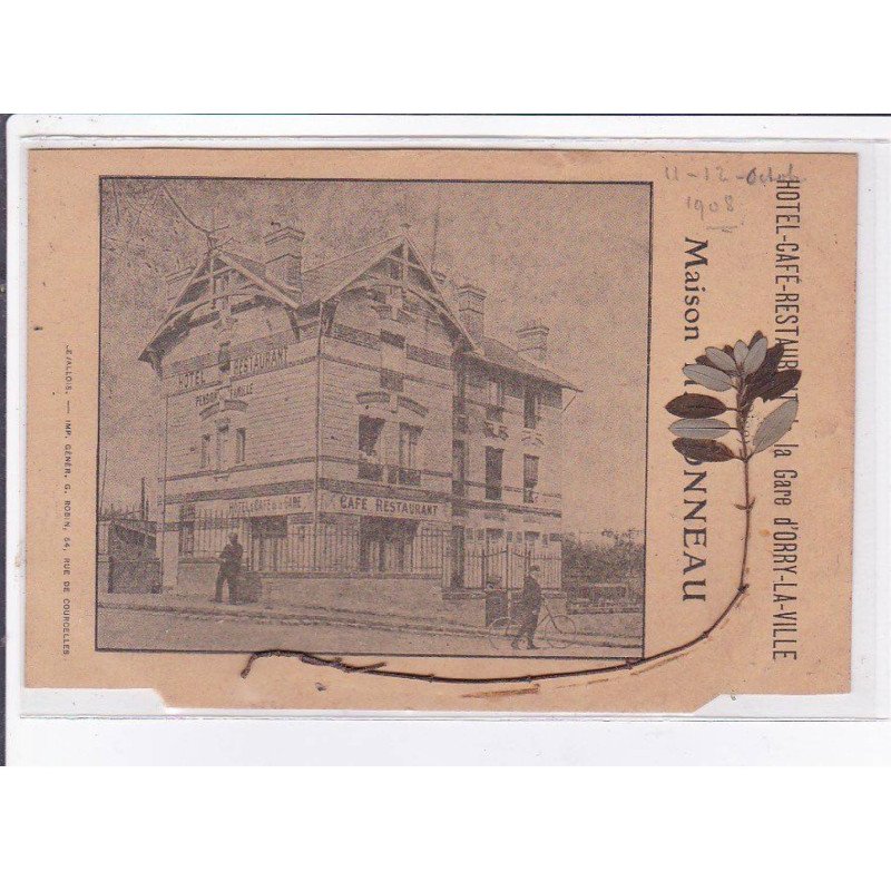 ORRY-LA-VILLE: café restaurant - état
