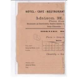 ORRY-LA-VILLE: café restaurant - état