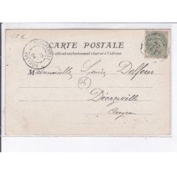 MENTON: promenade du midi, pêcheurs retirant les filets - très bon état