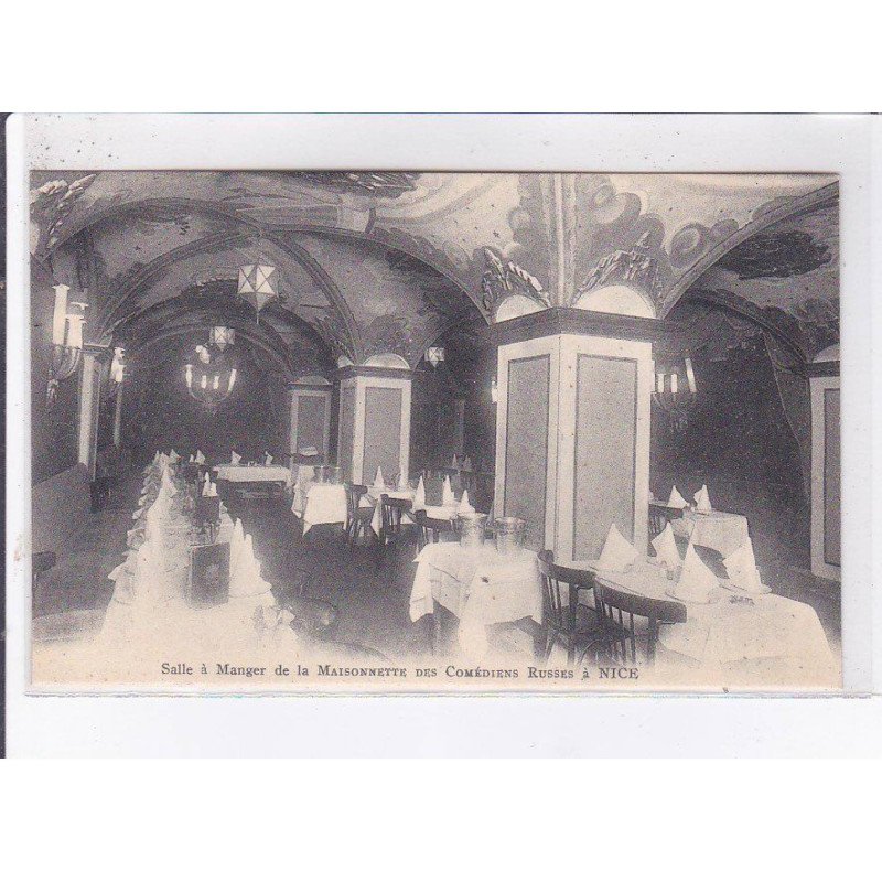 NICE: salle à manger de la maisonnette des comédiens russes - très bon état