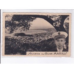 NICE: souvenir du guide Marius (autographe)- très bon état