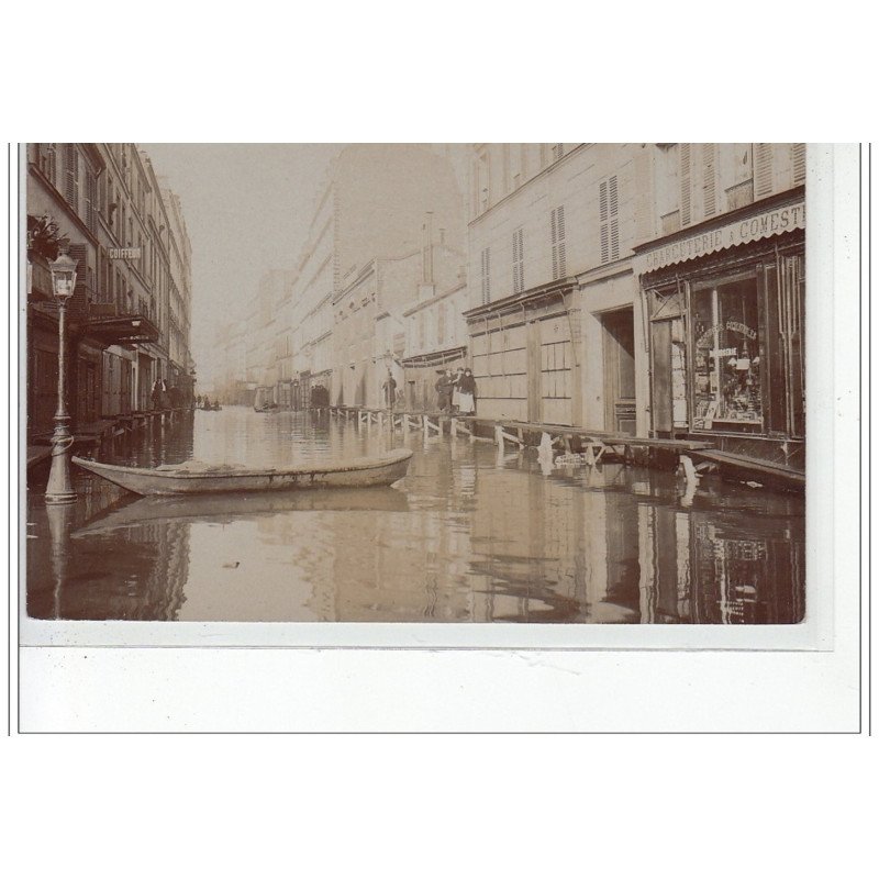 PARIS - inondations 1910 - carte photo - très bon état