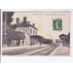 MARGUT: la gare de margut-fromy, vue intérieure - très bon état