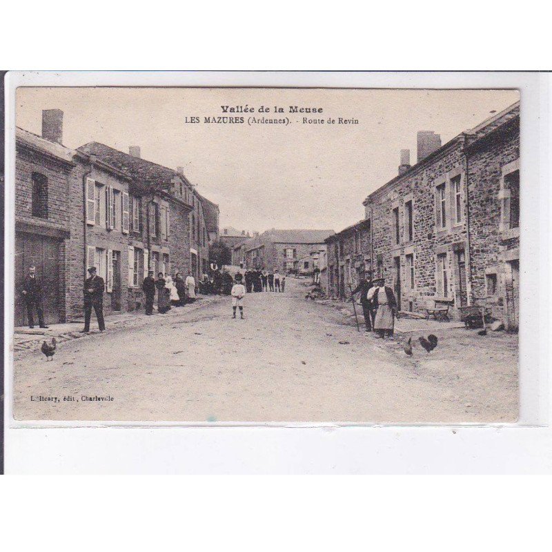 LES MAZURES: route de revin - très bon état