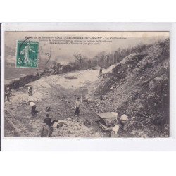 CHATEAU-REGNAULT: la caillaudière, carrière de quarzite située au dessous de la gare de monthermé - très bon état