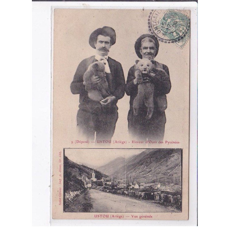 USTOU: vue générale, eleveur d'ours des pyrénées - très bon état