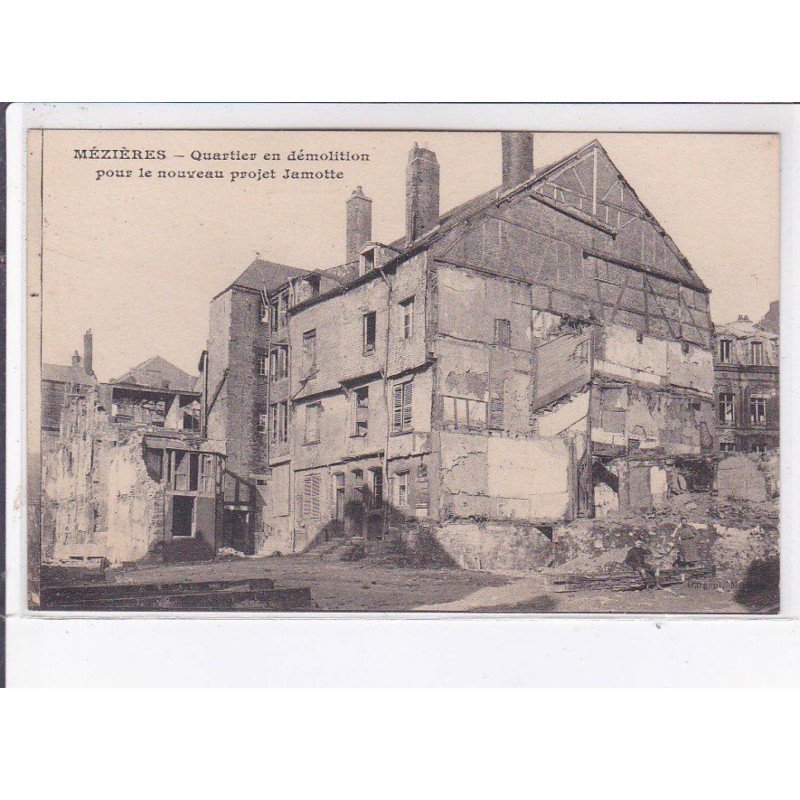 MEZIERES: quartier en démolition pour le nouveau projet jamotte - très bon état