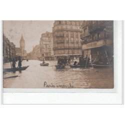 PARIS - inondations 1910 - carte photo - très bon état