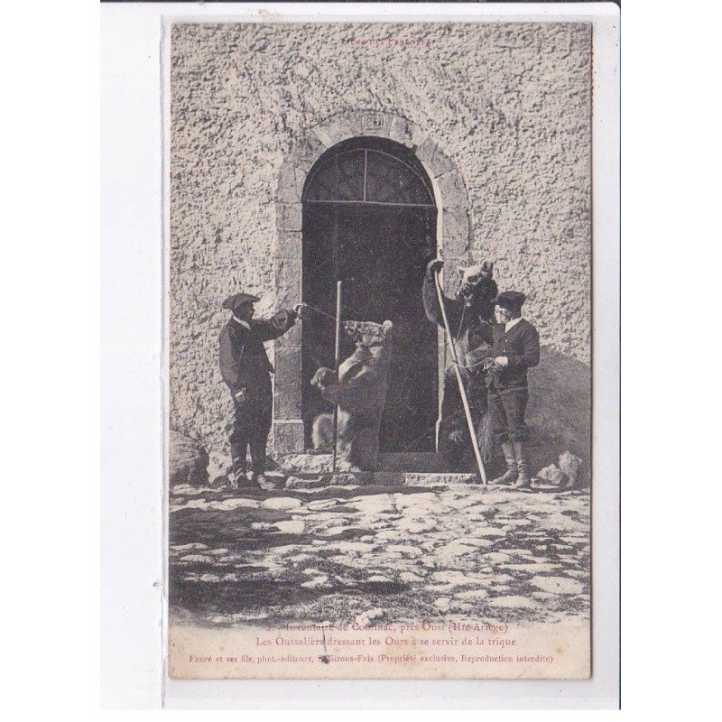 OUST: les oussaliers dressant les ours à se servir de la trique - état