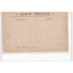 PARIS - inondations 1910 - quai de la gare - carte photo - très bon état