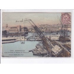 MARSEILLE: fort saint-jean et bassin de radoub - très bon état