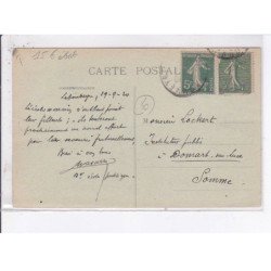 LANDES: berger et son troupeau de moutons - état