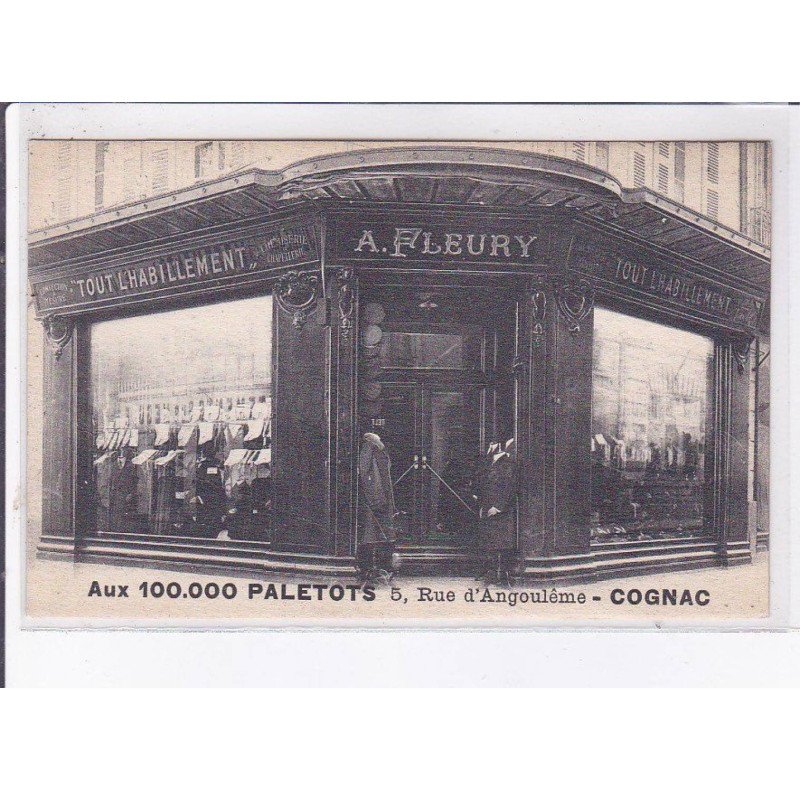 COGNAC: A. Fleury, 5 rue d'angoulême - très bon état