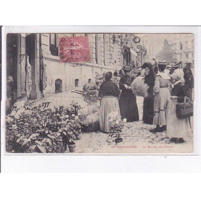 ANGOULEME: le marché aux fleurs - état