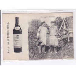 CHARENTE: vendangeurs charentais, offert par le cognac raynal, publicité - très bon état