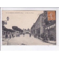 SAINT-MARTIN-D'AUXIGNY: le bas de la place - très bon état