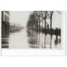 PARIS - inondations 1910 - quai de Javel - carte photo - très bon état