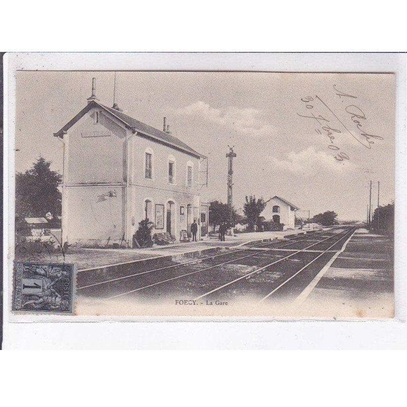 FOECY: la gare - très bon état