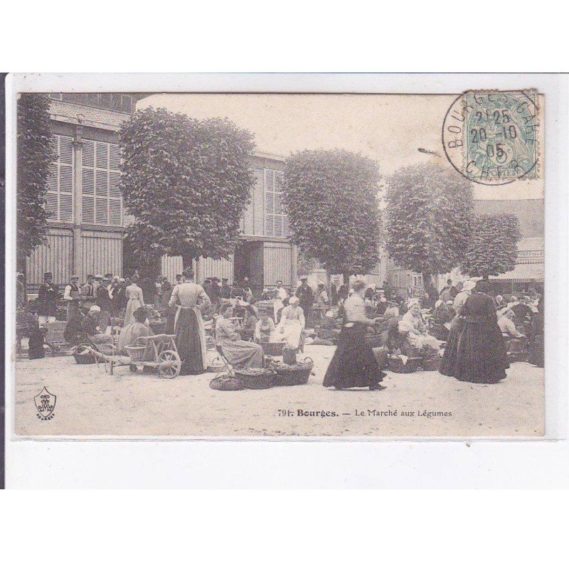 BOURGES: le marché aux légumes - très bon état
