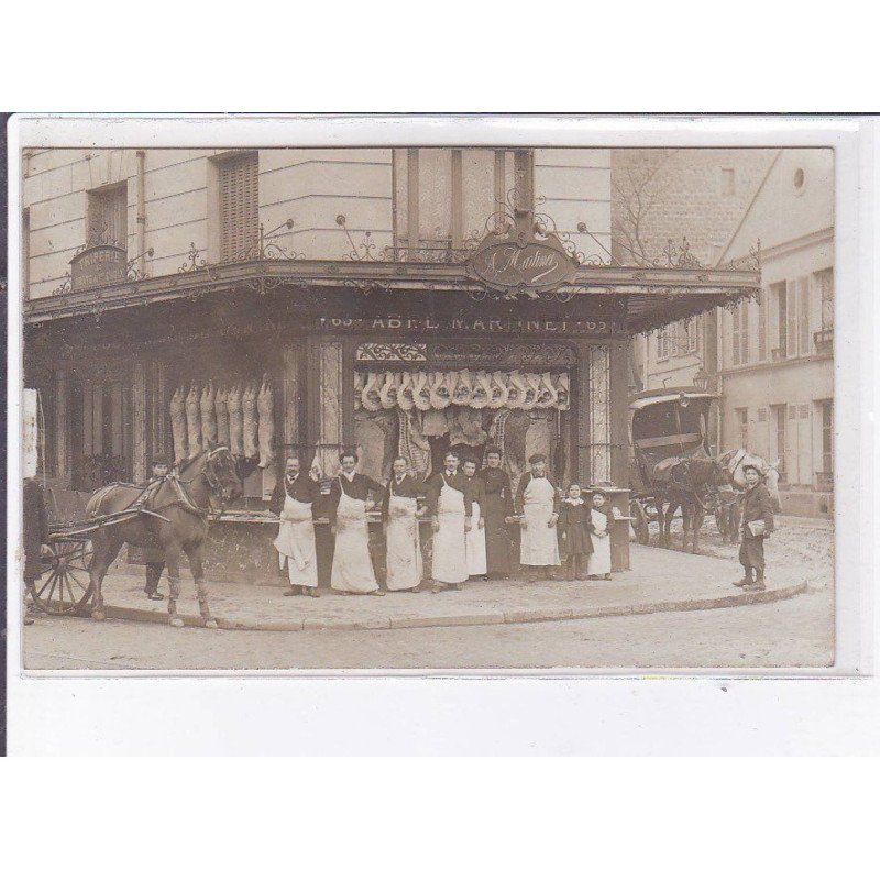 ASNIERES: boucherie A. Martinet - très bon état
