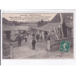 SAINT-JULIEN-le-FAUCON: fabrique spéciale de caisses d'emballages pour fromages, fruits, oeufs, etc - très bon état