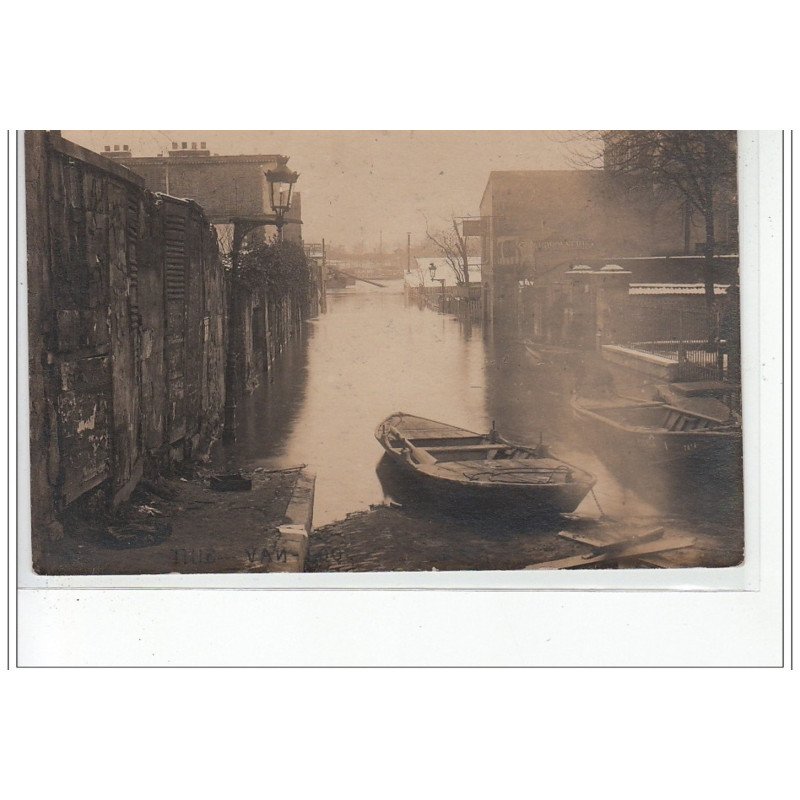 PARIS - inondations 1910 - carte photo - très bon état