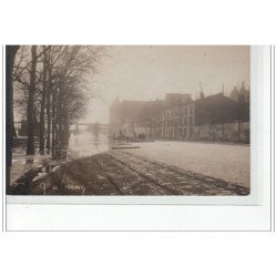 PARIS - inondations 1910 - quai de Passy - carte photo - très bon état