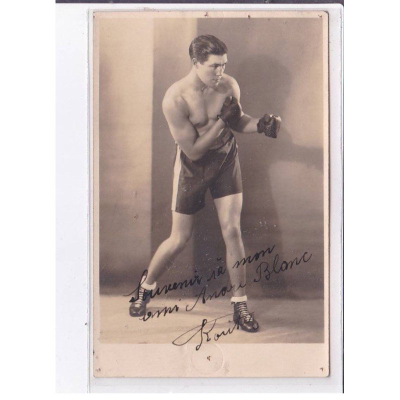 BOXE, autographe - état