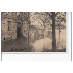 PARIS - inondations 1910 - boulevard Murat - carte photo - très bon état