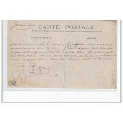 PARIS - inondations 1910 - boulevard Murat - carte photo - très bon état