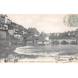 UZERCHE - Le Pont Turgot et ses abords - état
