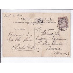POMPADOUR: place du foirail et avenue de juillac, bois - très bon état