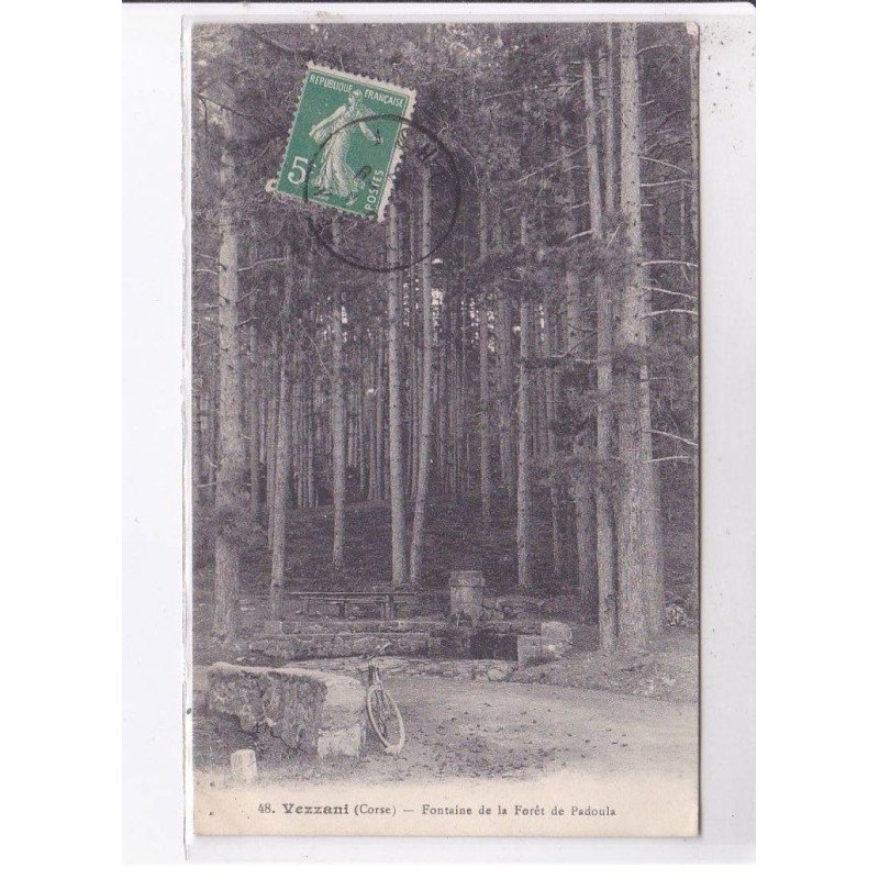 VEZZANI: fontaine de la forêt de padoula - très bon état