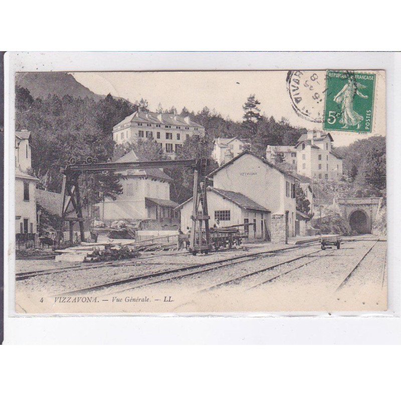VIZZAVONA: vue générale, gare - état