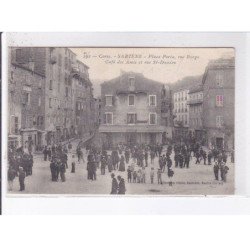 SARTENE: place porte, rue borgo café des amis et rue saint-damien - état