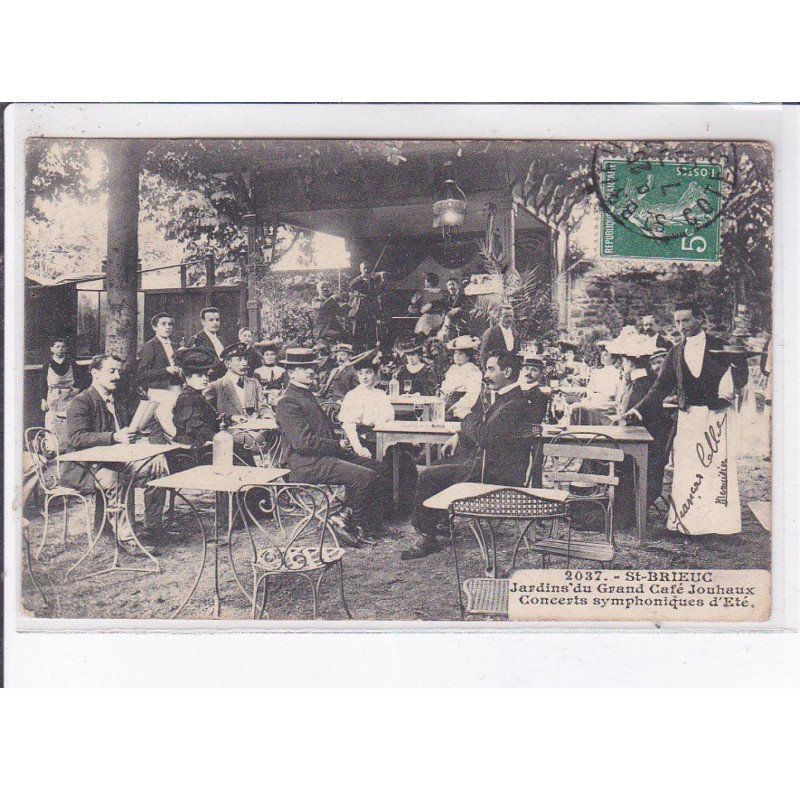 SAINT-BRIEUC: jardins du grand café jouhaux concerts symphoniques d'été - état